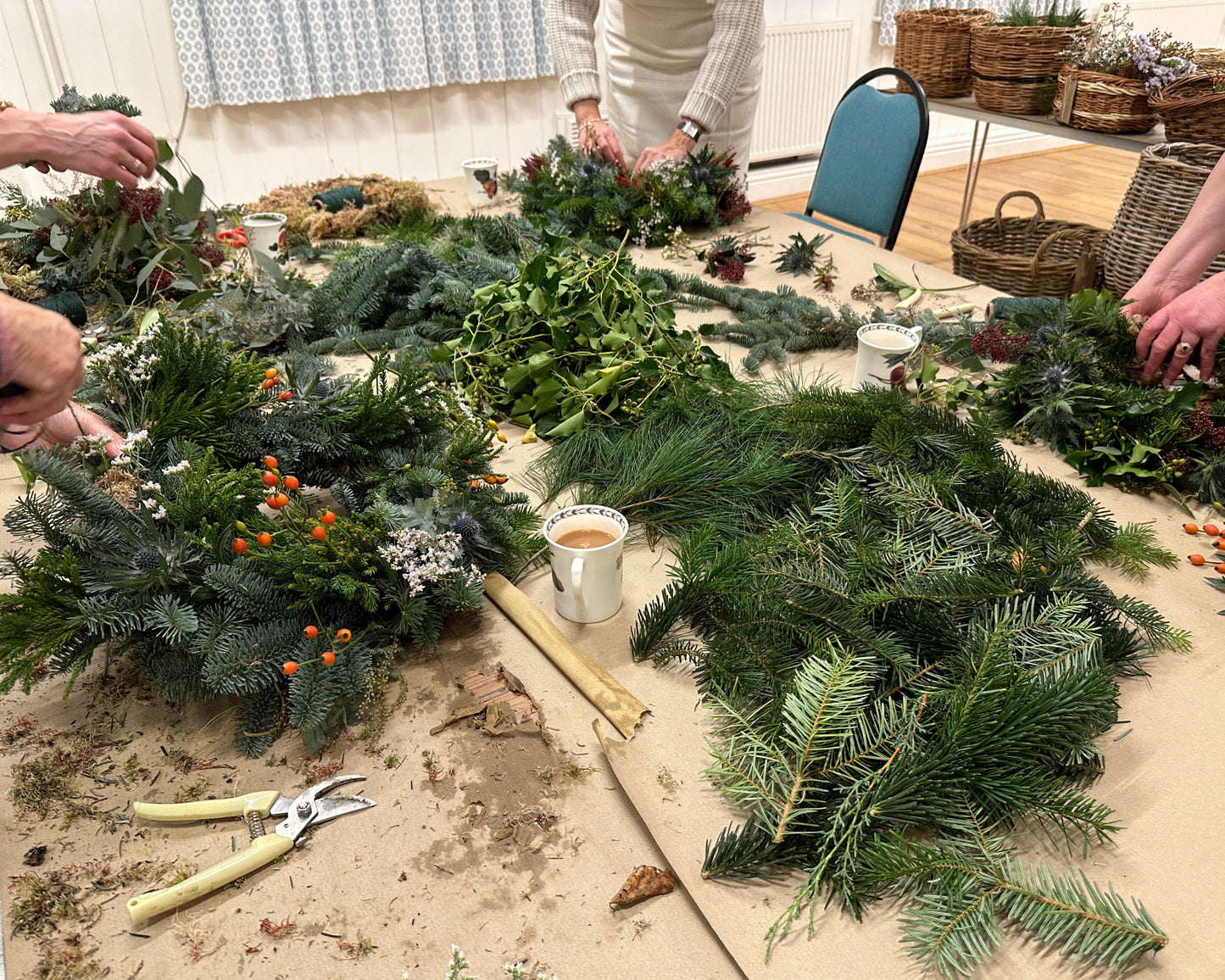Christmas Wreath Making Workshop - Stockbridge