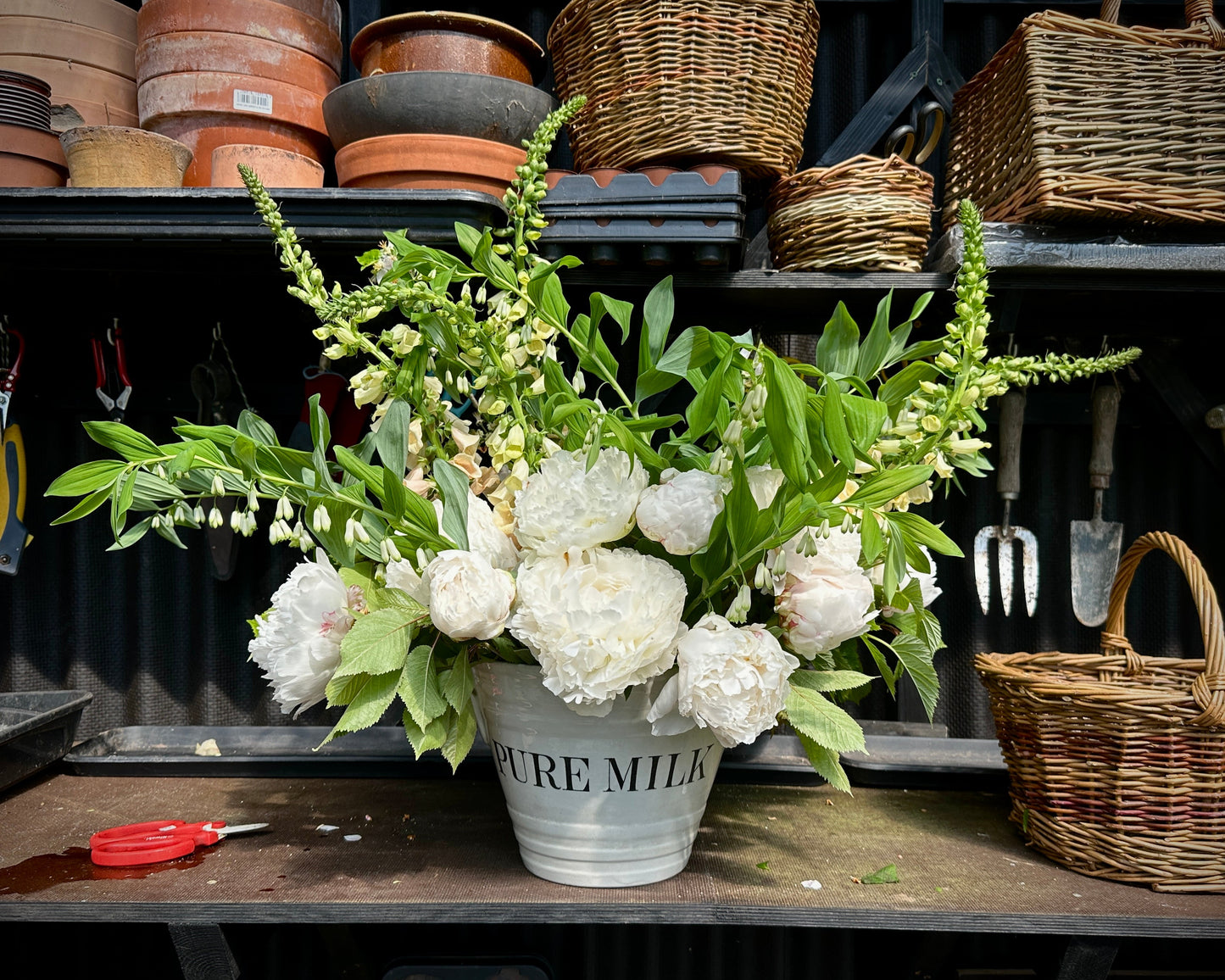 September Best of British Flowers - Bouquet Workshop - Crawley, Winchester, Hampshire