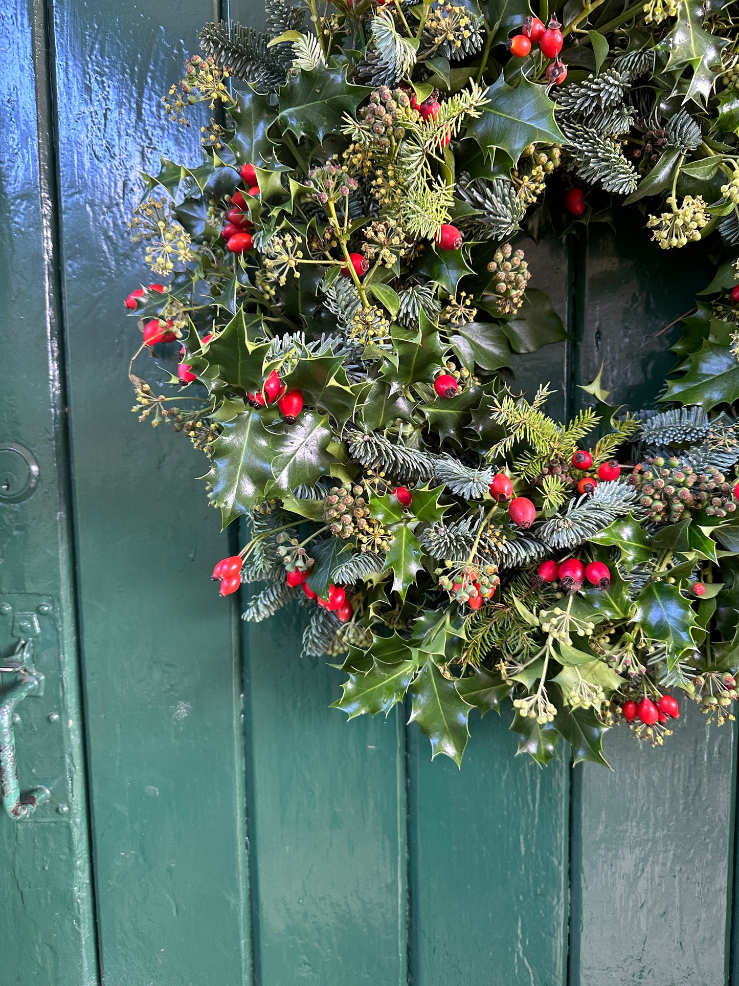 Handmade Fresh Christmas Wreath - Traditional