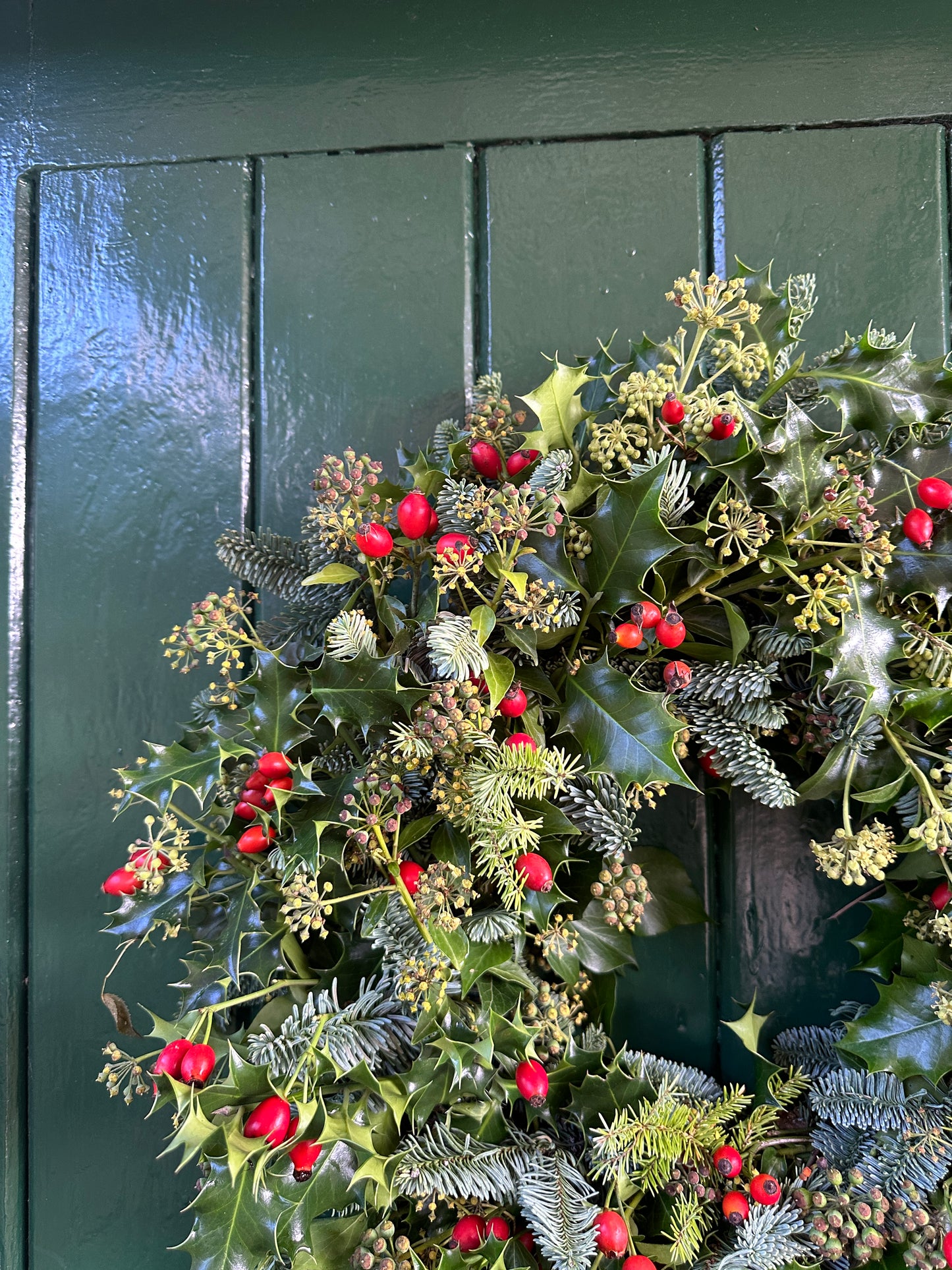 Handmade Fresh Christmas Wreath - Traditional